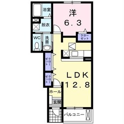 セントポーリアⅡの物件間取画像